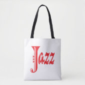 Jazz-teken Tote Bag (Voorkant)