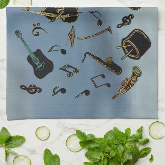 Jazz. Theedoek (Gevouwen)