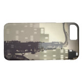Jazz-tijdperk geïnspireerd saxofoon en art deco ge Case-Mate iPhone case (Achterkant (Horizontaal))