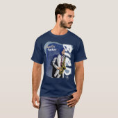 Jazz Tribute Collectie CHARLIE PARKER Premium T-shirt (Voorkant volledig)
