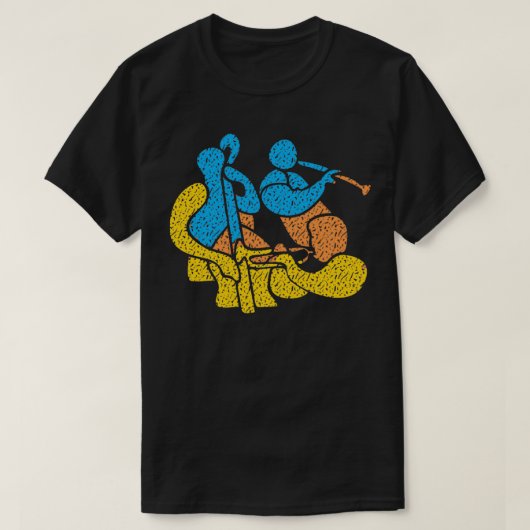 Jazz Trio Modern Style T-shirt (Design voorkant)