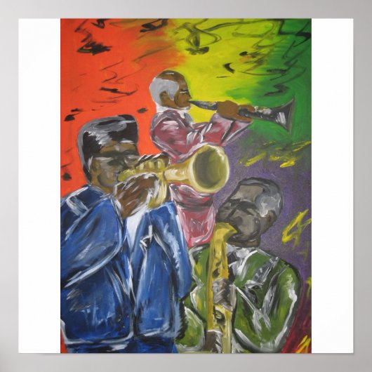 Jazz Trio Poster (Voorkant)