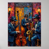 Jazz Trio Poster (Voorkant)