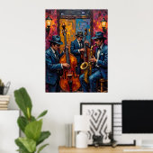 Jazz Trio Poster (Thuiskantoor)