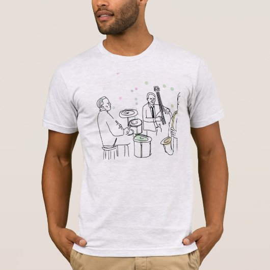 Jazz Trio T-shirt (Voorkant)
