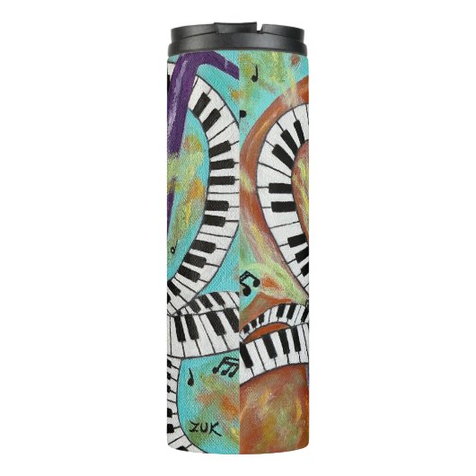 Jazz Trio Thermal Tumbler Thermosbeker (Achterkant)