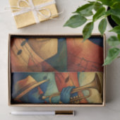 Jazz Trompet Ritme Decoupage Tissuepapier (Geschenk)