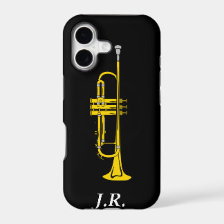Jazz Trompet voeg uw initiaal toe case-mate Iphone