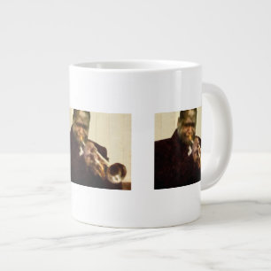 Jazz Trompettist Grote Koffiekop