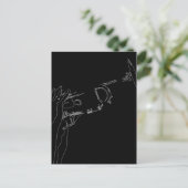 Jazz Trumpet Briefkaart (Staand voorkant)