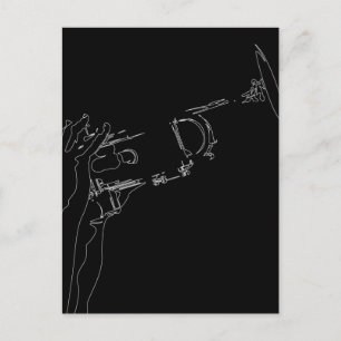 Jazz Trumpet Briefkaart