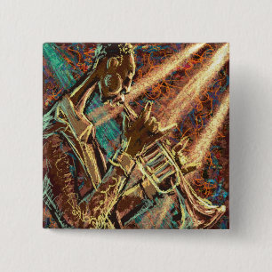 JAZZ Trumpet Button