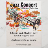 Jazz Trumpet Flyer (Voorkant)