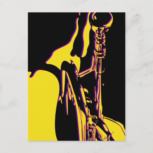 Jazz Trumpet Player Briefkaart (Voorkant)