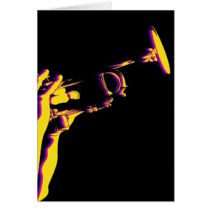 Jazz Trumpet Player-kaart