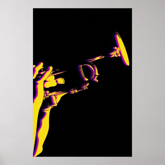 Jazz Trumpet Poster (Voorkant)