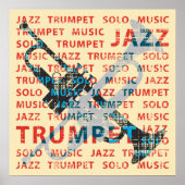 Jazz Trumpet Poster (Voorkant)