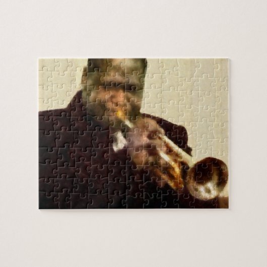 Jazz Trumpeter Legpuzzel (Horizontaal)