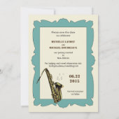 Jazz uit het goede oude tijden Bewaar de datum Kaart (Achterkant)