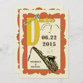 Jazz uit het goede oude tijden om de datum te rese kaart (Voorkant / Achterkant)