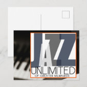 Jazz Unlimited Ansichtkaart Briefkaart (Voorkant / Achterkant)