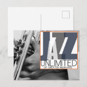 Jazz Unlimited Ansichtkaart Briefkaart (Voorkant / Achterkant)