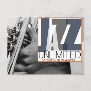 Jazz Unlimited Ansichtkaart Briefkaart