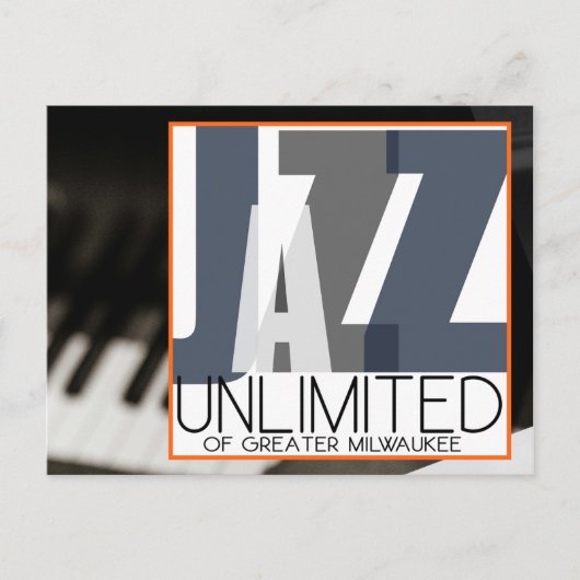 Jazz Unlimited Post Card Briefkaart (Voorkant)