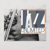 Jazz Unlimited Post Card Briefkaart (Voorkant)