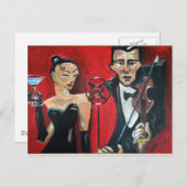 Jazz viool briefkaart (Voorkant / Achterkant)