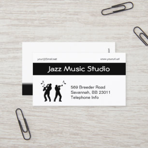 Jazz-Visitekaartje Visitekaartje