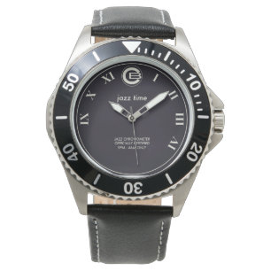 Jazz Watch- Duikstijl zwart Horloge