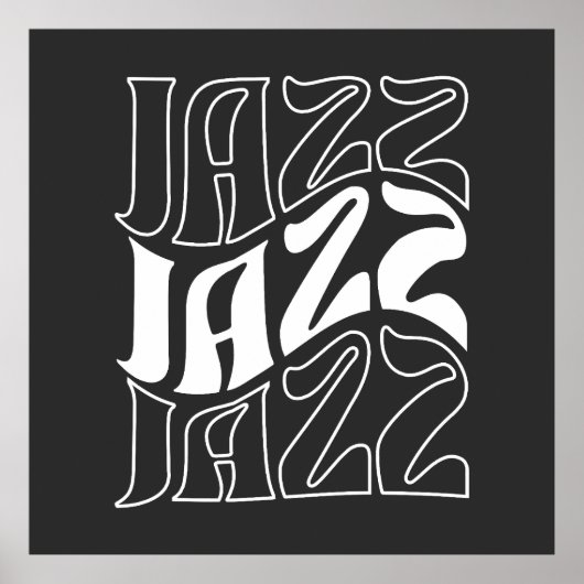 Jazz Wordmark Vet Kwalitatief Overzicht (Voorkant)