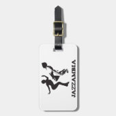 JAZZAMBIA Bagagelabels (Voorkant verticaal)