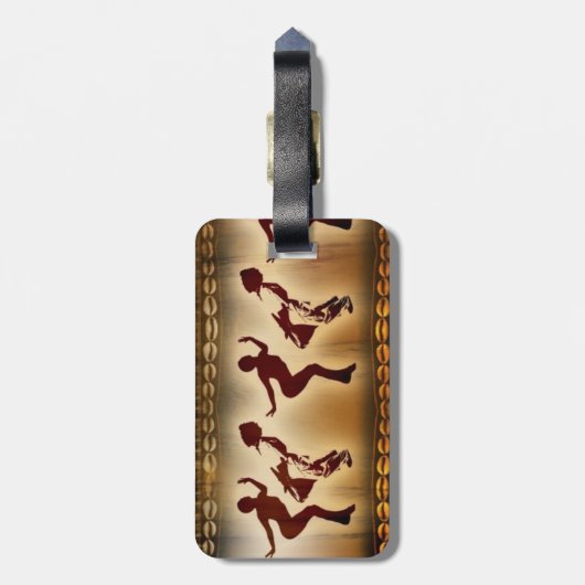 JAZZAMBIA Bagagelabels (Achterkant verticaal)