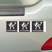 JAZZAMBIA Bumpersticker (Op auto)