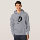 Jazzambia Yin Yang Mannen Hoodie (Voorkant volledig)