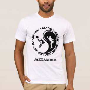 Jazzambia Yin Yang Mannen T-Shirt