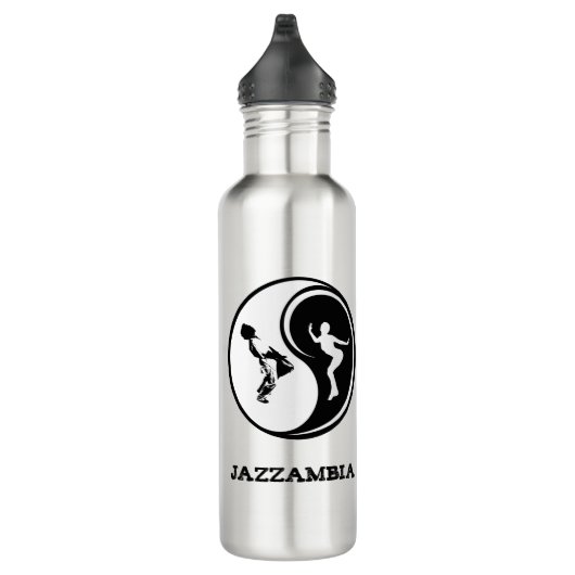 Jazzambia Yin Yang Waterfles 24 oz Waterfles (Rechts)