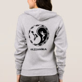 Jazzambia Yin Yang Zip Hoodie Women's (Achterkant)