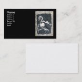 jazzanger visitekaartje (Voorkant / Achterkant)