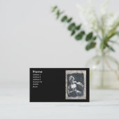 jazzanger visitekaartje (Staand voorkant)