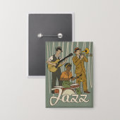 Jazzband Button (Voorkant / Achterkant)