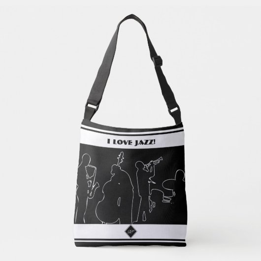 jazzband crossbody tas (Voorkant)