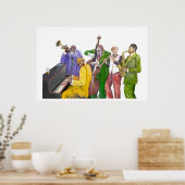 "Jazzband" Poster (Keuken)