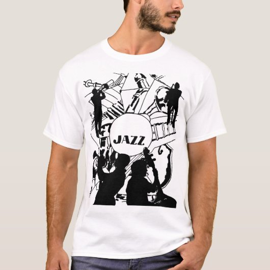 jazzband t-shirt (Voorkant)
