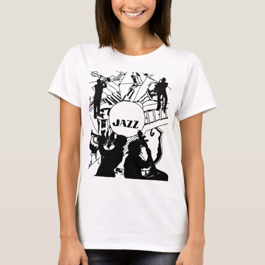 jazzband t-shirt (Voorkant)
