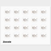 jazzbandkunst ronde sticker (Vel)