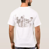 Jazzbandkunst T-shirt (Achterkant)