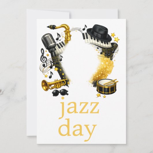 jazzdag kaart (Voorkant)